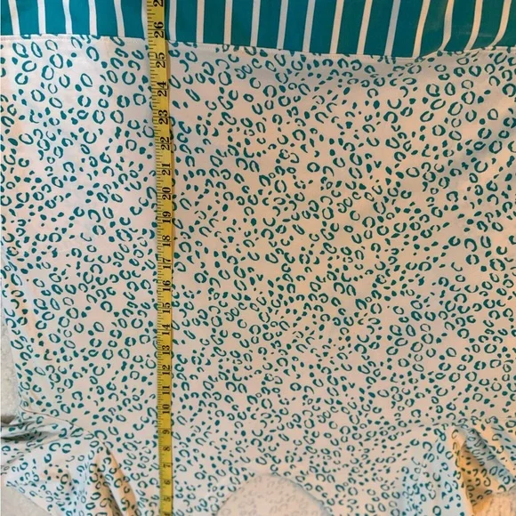 2 Piece set- Chico’s Stylish Teal and White Women's Jacket with matching top. - Picture 11 of 11